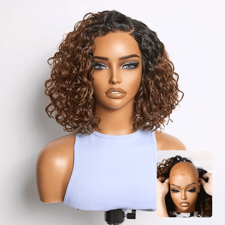 🔥Final Hours—Up to 90% Off🔥Ready-to-Wear Glueless Curly Bob Wig
