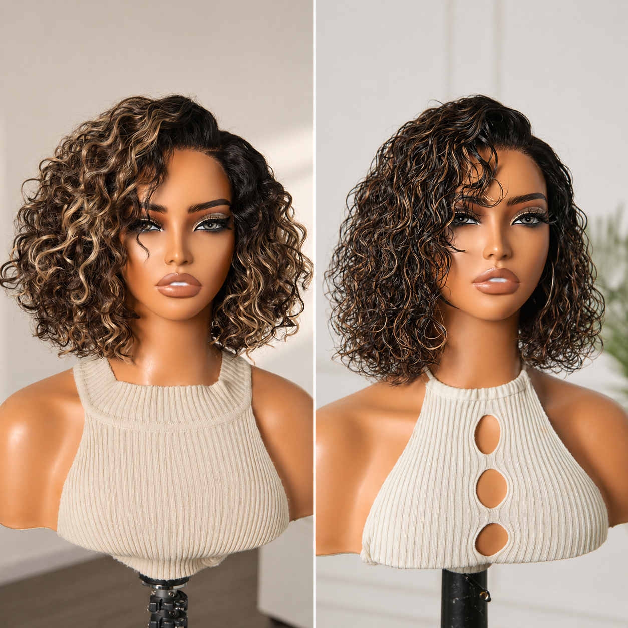 🔥Final Hours—Up to 90% Off🔥Ready-to-Wear Glueless Curly Bob Wig