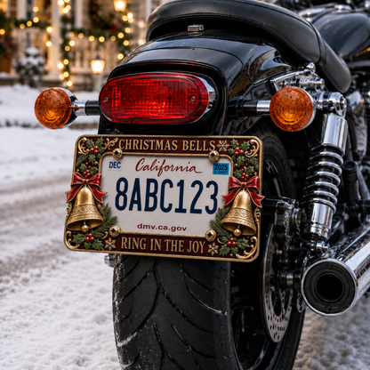 🔥LAST DAY 49% OFF-🎄Christmas License Plate Frame – Festive Style for Every Ride