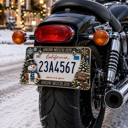 🔥LAST DAY 49% OFF-🎄Christmas License Plate Frame – Festive Style for Every Ride