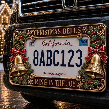 🔥LAST DAY 49% OFF-🎄Christmas License Plate Frame – Festive Style for Every Ride