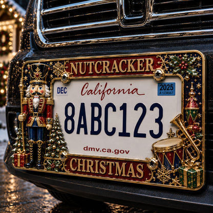 🔥LAST DAY 49% OFF-🎄Christmas License Plate Frame – Festive Style for Every Ride