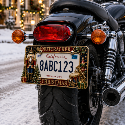 🔥LAST DAY 49% OFF-🎄Christmas License Plate Frame – Festive Style for Every Ride